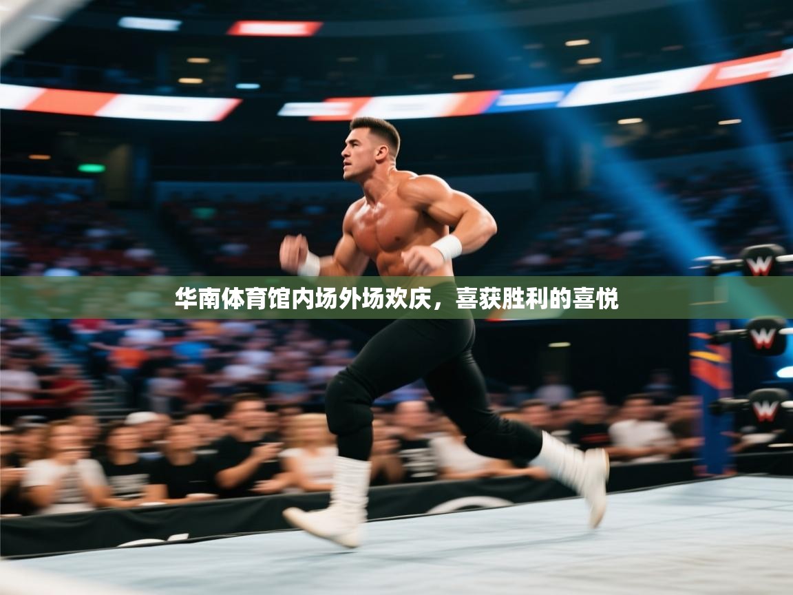 华南体育馆内场外场欢庆，喜获胜利的喜悦  第1张