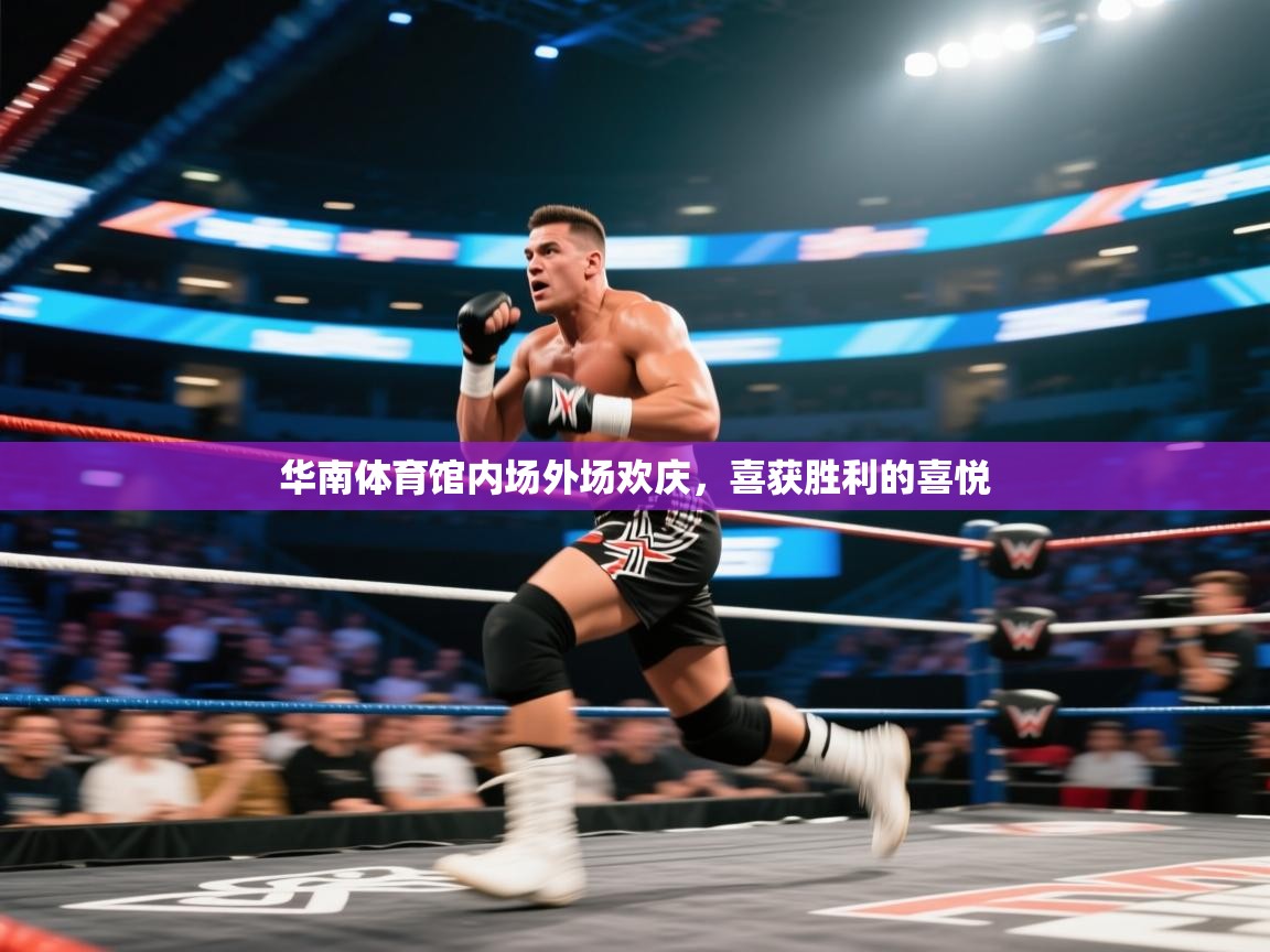 华南体育馆内场外场欢庆，喜获胜利的喜悦  第2张